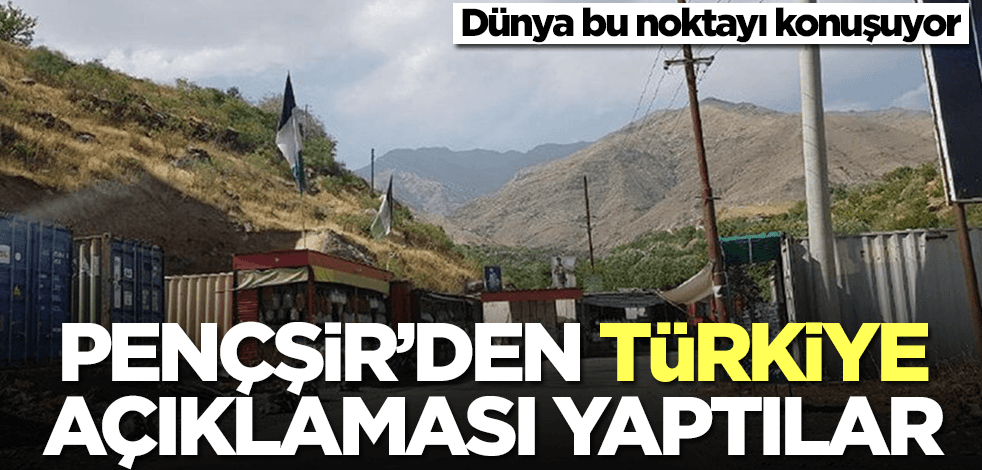 Dünya bu noktayı konuşuyor! Pençşir'den Türkiye açıklaması yaptılar