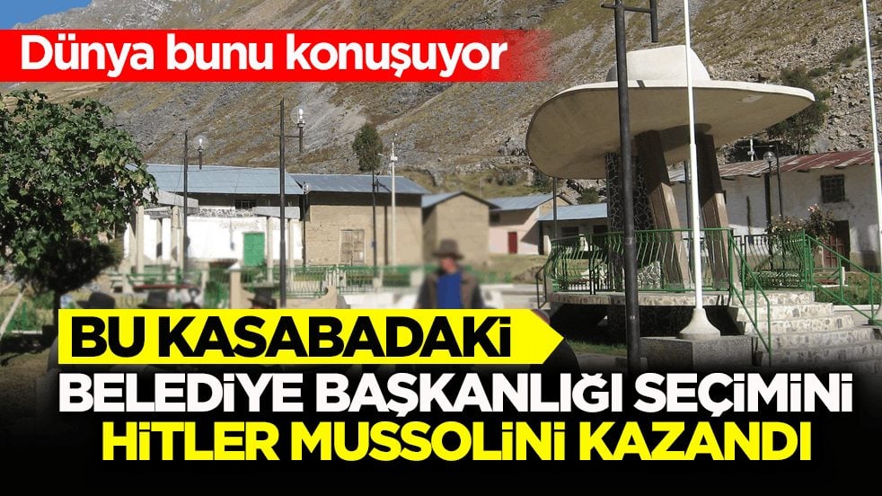 Dünya bunu konuşuyor: Belediye başkanlığı seçimini Hitler Mussolini kazandı