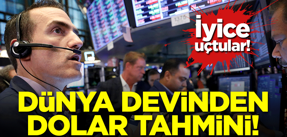 Dünya devi bankadan dolar tahmini! İyice uçtular