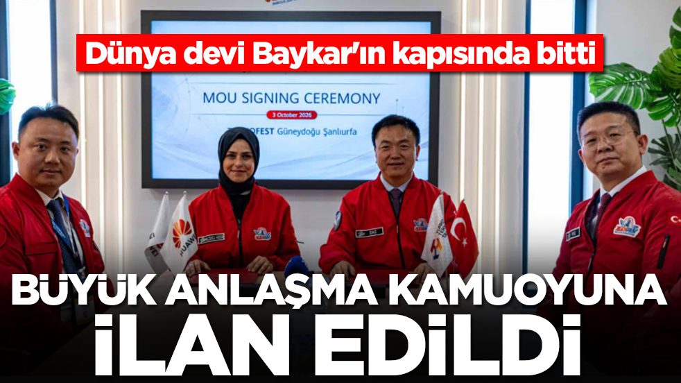 Dünya devi Baykar'ın kapısında bitti: Büyük anlaşma kamuoyuna ilan edildi