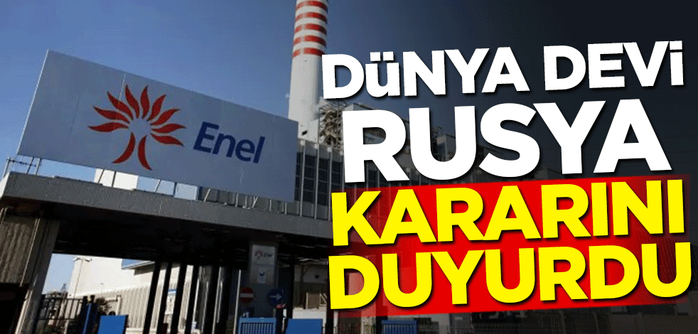 Dünya devi Rusya kararını duyurdu!