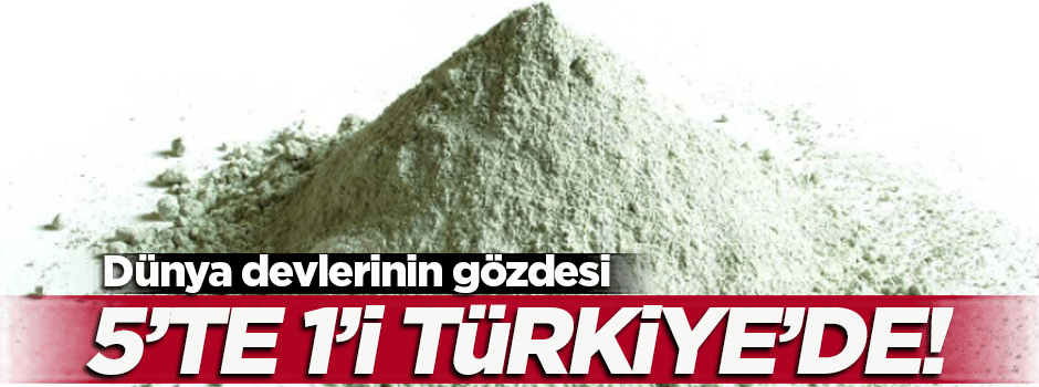 Dünya devlerinin gözdesi! Türkiye'de çıkartılıyor...