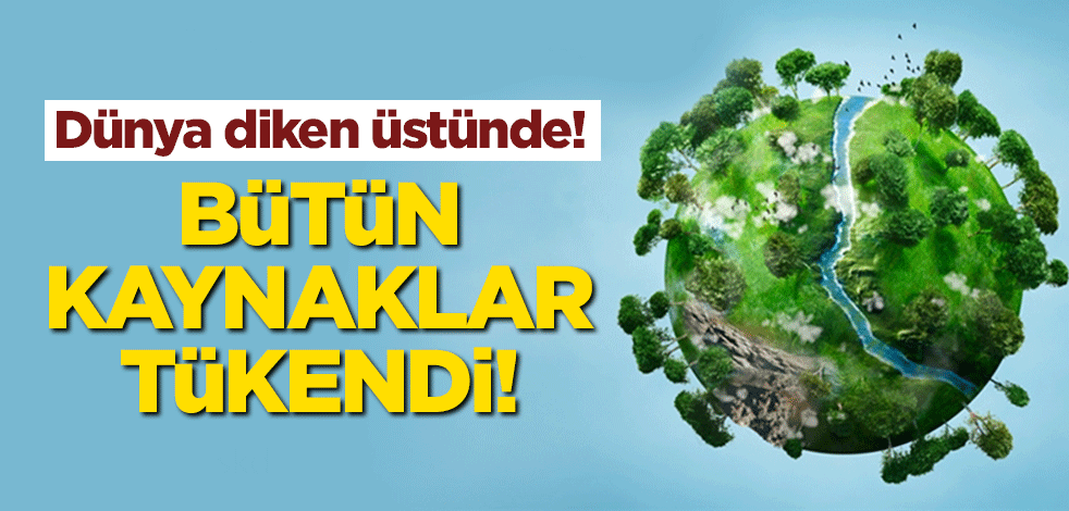 Dünya diken üstünde! Tüm kaynaklar yıl bitmeden tükendi