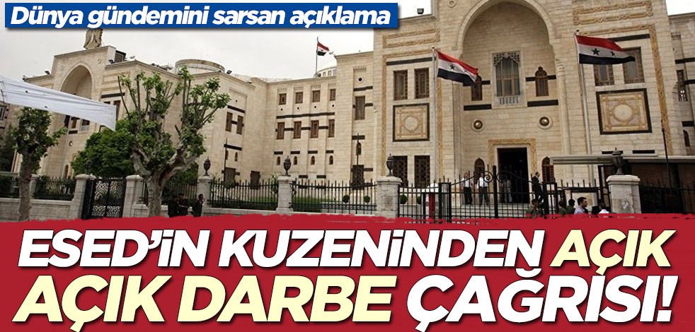 Dünya gündemini sarsan açıklama! Esed'in kuzeninden açık açık darbe çağrısı
