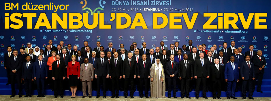 Dünya İnsani Zirvesi İstanbul'da aile fotoğrafının çekilmesiyle başladı