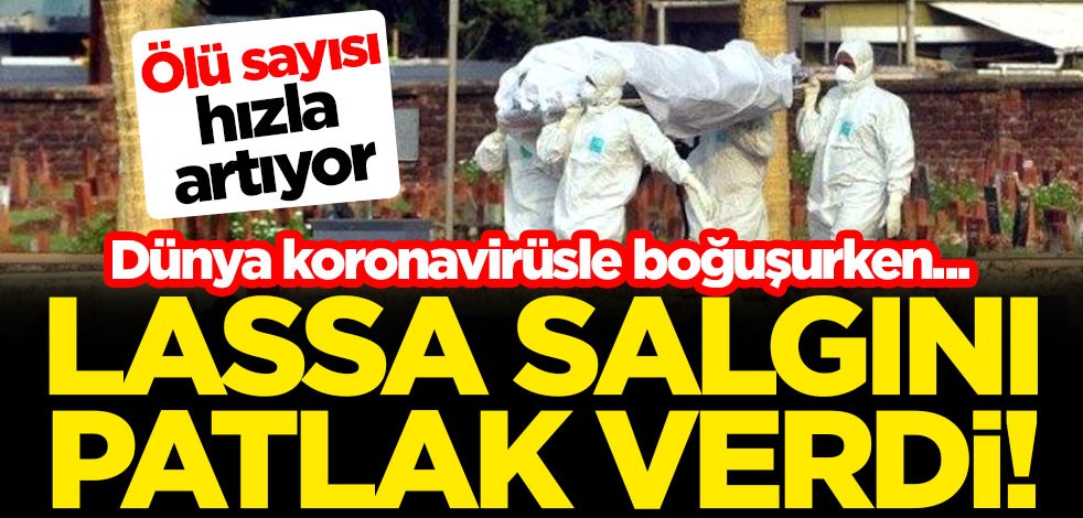 Dünya koronavirüsle boğuşurken lassa salgını patlak verdi! Ölü sayısı hızla artıyor