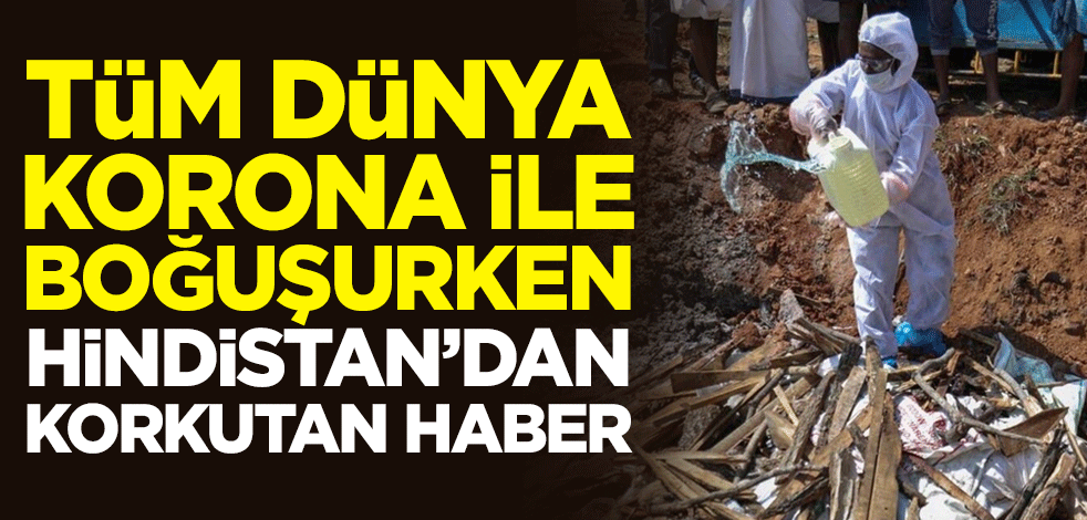 Dünya koronavirüsle boğuşurken tedirgin eden haber Hindistan'dan geldi!