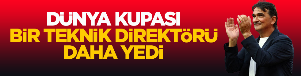 Dünya Kupası bir teknik direktörü daha yedi! Dalic görevinden ayrıldı