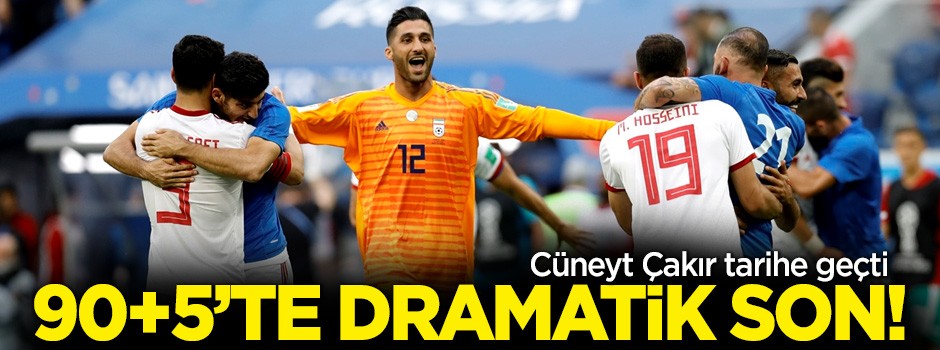 Dünya Kupası'nda 90+5'te dramatik son!