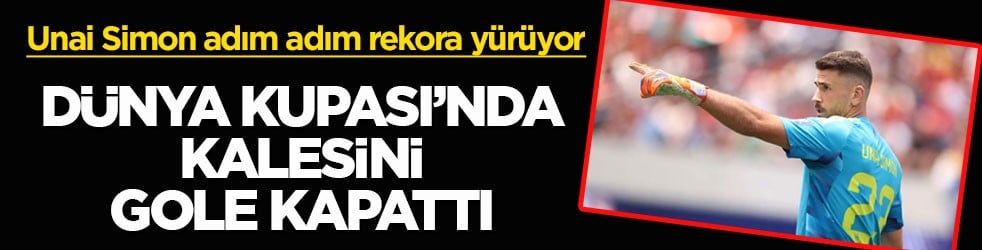 Dünya Kupası’nda kalesini gole kapattı! Unai Simon adım adım rekora yürüyor