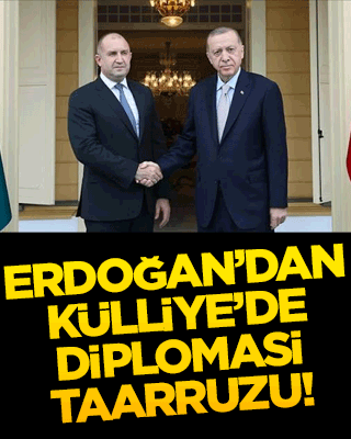 Bulgar mevkidaşıyla kritik zirve!