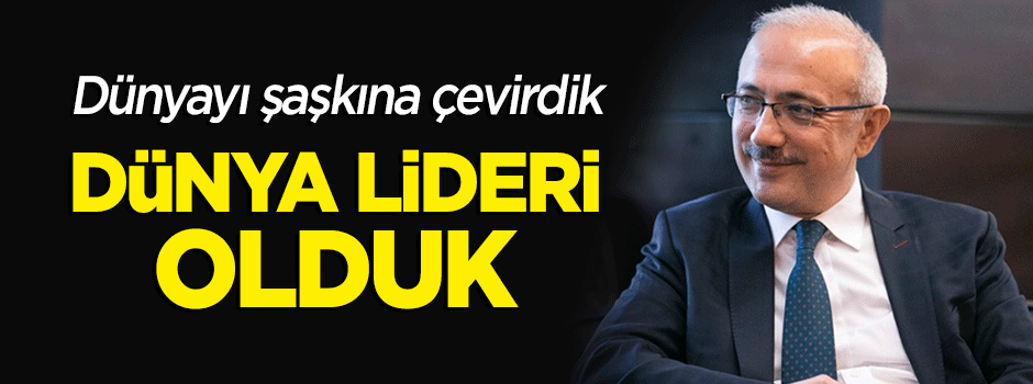 "Dünya liderliği koltuğuna oturduk"