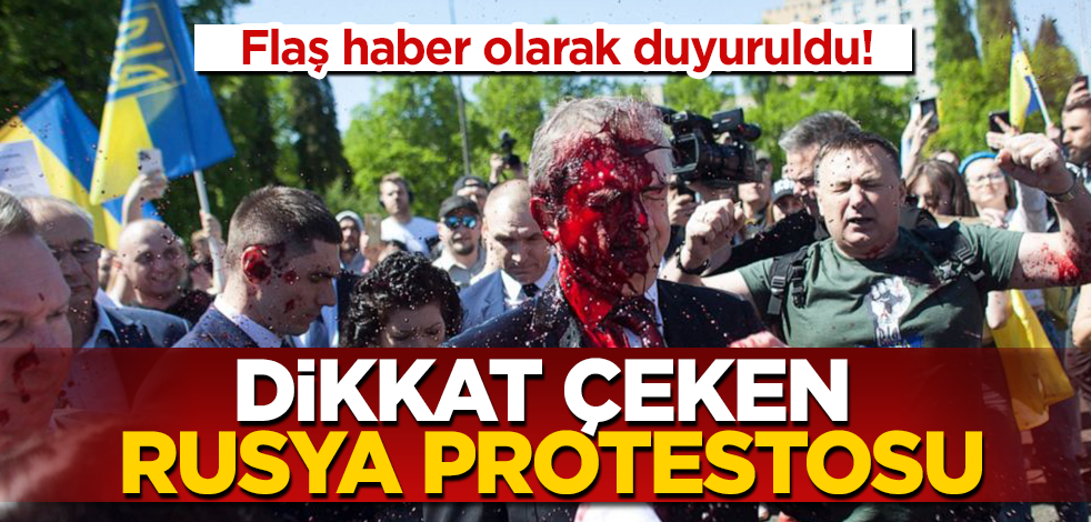 Dünya medyasında ‘flaş’ haber olarak yer aldı! Dikkat çeken Rusya protestosu!