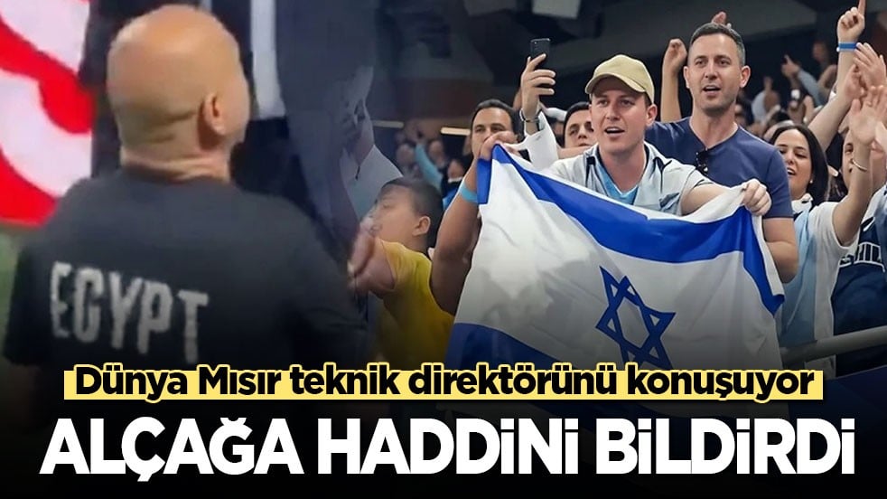 Dünya Mısır teknik direktörünü konuşuyor: Siyonist provokatöre haddini bildirdi