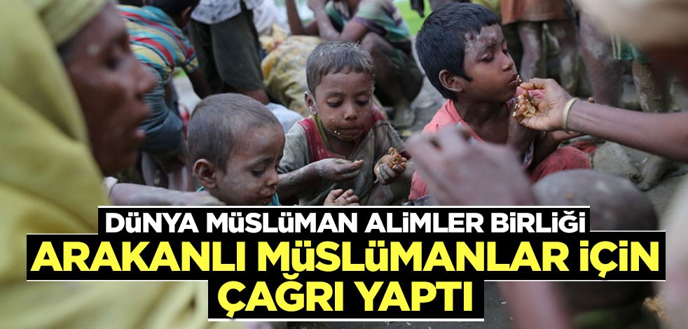 Dünya Müslüman Alimler Birliği'nden Arakanlı Müslümanlar için çağrı