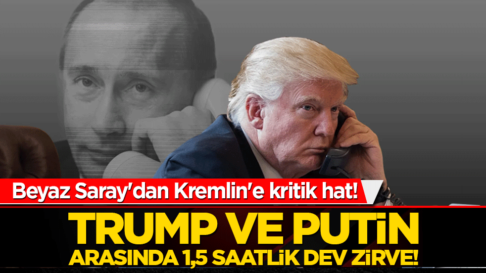 Dünya nefesini tuttu! Trump ve Putin arasında 1,5 saatlik dev zirve!
