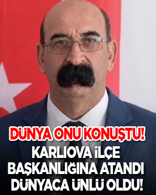 Dünya onu konuştu! Karlıova'ya ilçe başkanı atandı, dünyaca ünlü oldu!