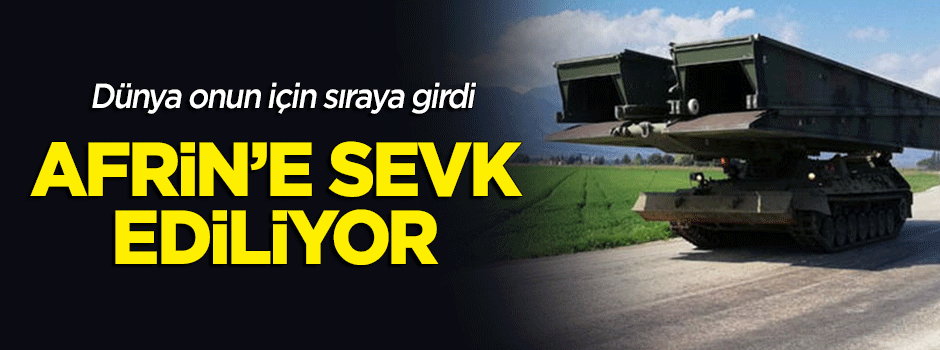 Dünya onun için sıraya girdi... Samur Afrin'e gidiyor