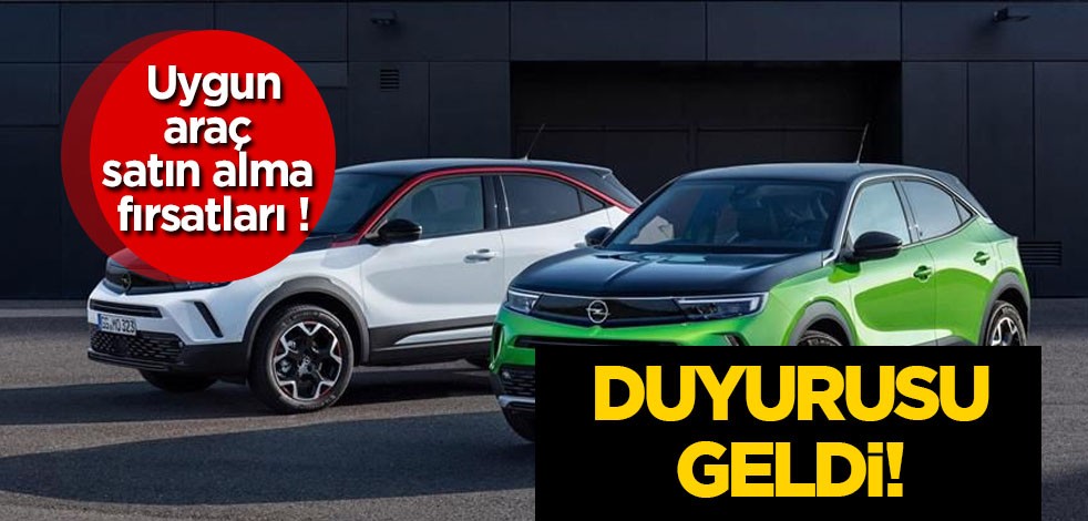 Dünya otomotiv devinin uygun satın alma fırsatları! Opel'de İndirim dönemi başladı: İyi haber fiyatlar azalacak!