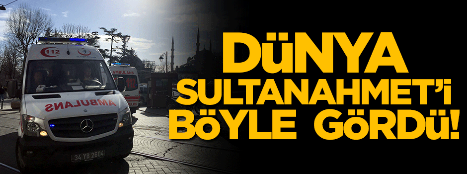 Dünya patlamayı böyle gördü