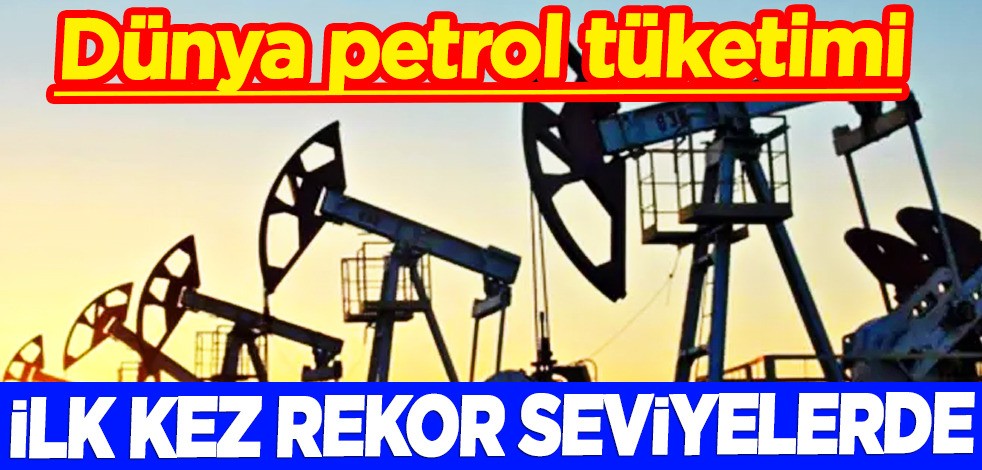Dünya petrol tüketimi İlk kez rekor seviyelerde! Enerji ekibi: En çok bu durum petrol fiyatlarında etkili olacak!