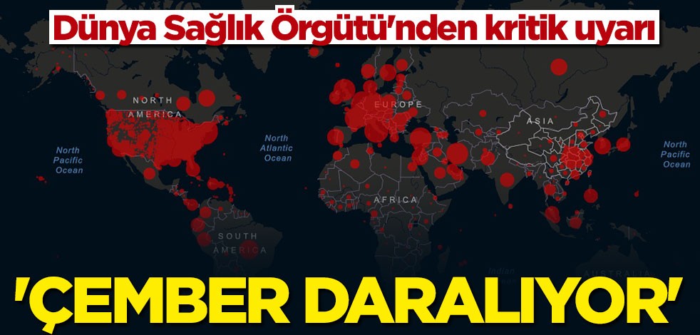 Dünya Sağlık Örgütü'nden kritik uyarı: Ortadoğu'da çember gittikçe daralıyor
