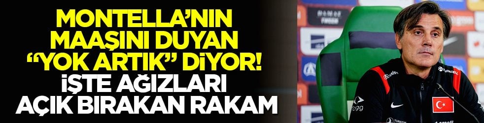 Dünya şampiyonunu bile sollayan Montella’nın maaşını duyan "yok artık" diyor! İşte ağızları açık bırakan rakam