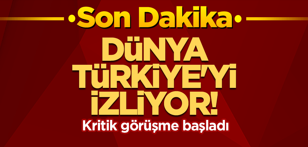 Dünya Türkiye'yi izliyor! Erdoğan-Zelenski görüşmesi başladı