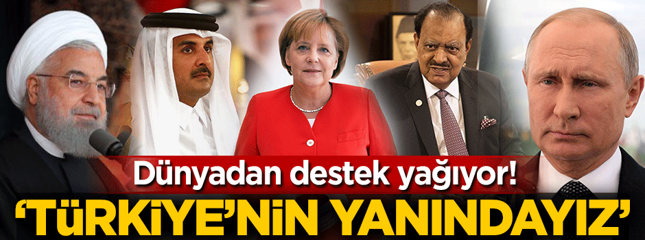 Dünya ülkeleri ekonomik saldırıda Türkiye'nin yanında!