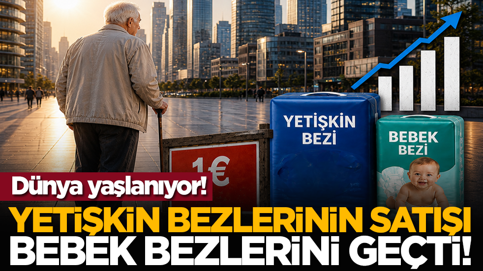 Dünya yaşlanıyor: Yetişkin bezlerinin satışı bebek bezlerini geçti!