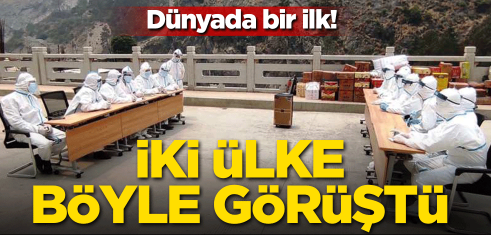 Dünyada bir ilk! İki ülke böyle görüştü