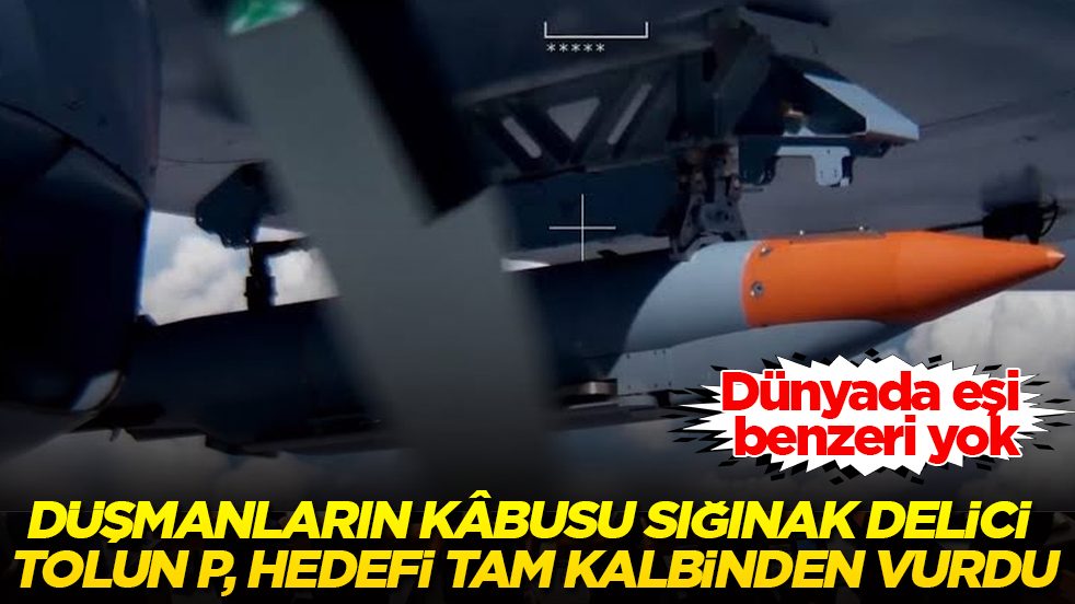 Dünyada eşi benzeri yok! Düşmanların kâbusu sığınak delici TOLUN P, hedefi tam kalbinden vurdu
