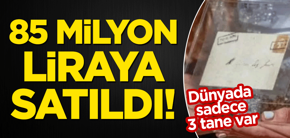 Dünyada sadece 3 tane var: 85 milyon liraya satıldı!