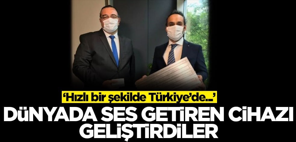 Dünyada ses getiren koronavirüs cihazını geliştirdiler