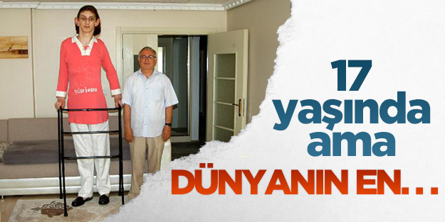 Dünyanın 18 yaş altı en uzun boylusu Türkiye'den