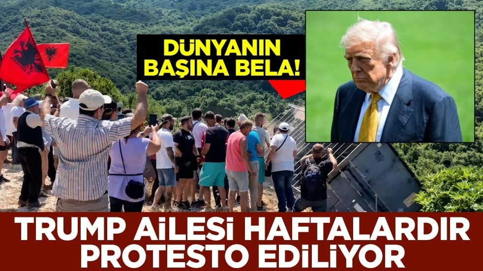 Dünyanın başına bela! Trump ailesi haftalardır protesto ediliyor