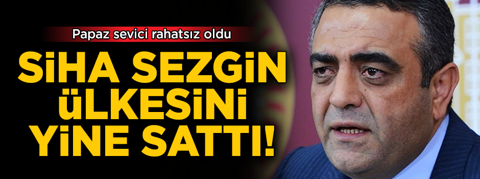 Dünyanın desteğini alan Türkiye'yi SİHA Sezgin yine sattı!
