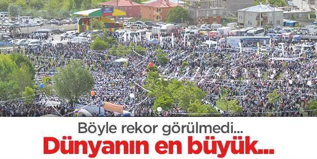 Dünyanın En Büyük Kahvaltı Sofrası Van'da kuruldu...