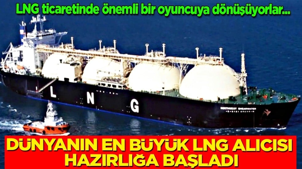  Dünyanın en büyük LNG alıcısı Çin, size enerji taşıyacak... Küresel satıcı olmak için hazırlık yapıyorlar