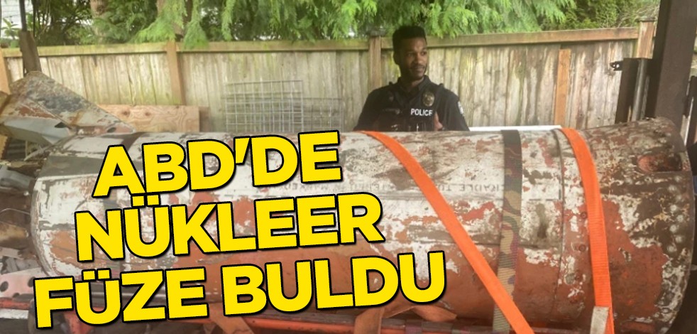 Dünyanın en eski silahı! ABD'li polis bir evin garajında nükleer silah buldu! Dünya gündeminde o gelişme! Gören şaşırıyor