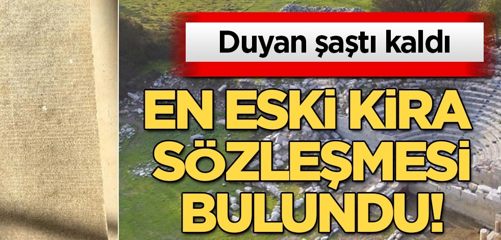 Dünyanın en eski sıradışı kira sözleşme bulundu! Duyan şaştı kaldı: 1100 yılında zengin içerik ortaya çıktı!