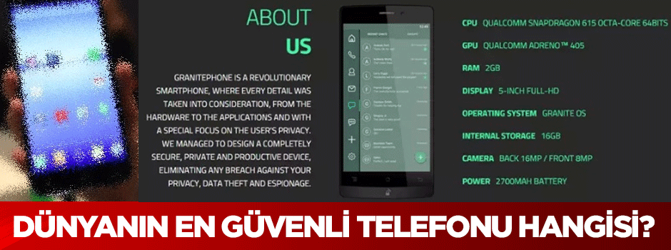 Dünyanın en güvenli telefonu hangisi?