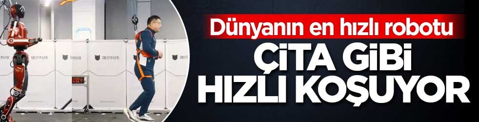 Dünyanın en hızlı robotu sahneye çıktı! Çita gibi hızlı koşuyor