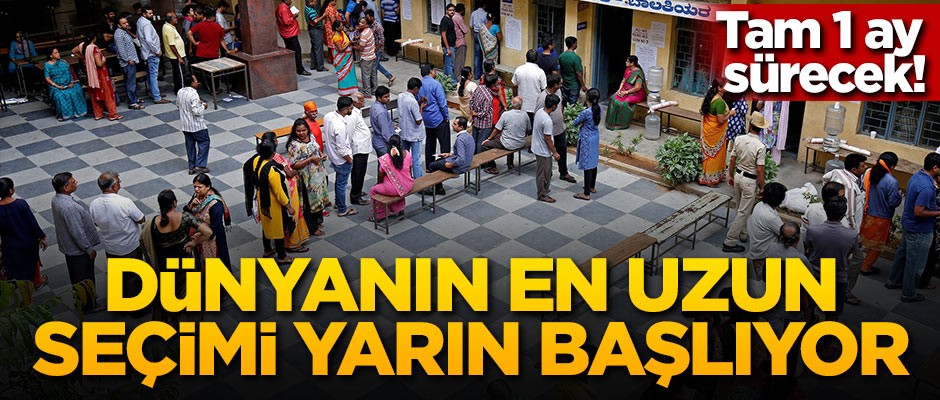 Dünyanın en uzun seçimi yarın başlıyor! Tam 1 ay sürecek