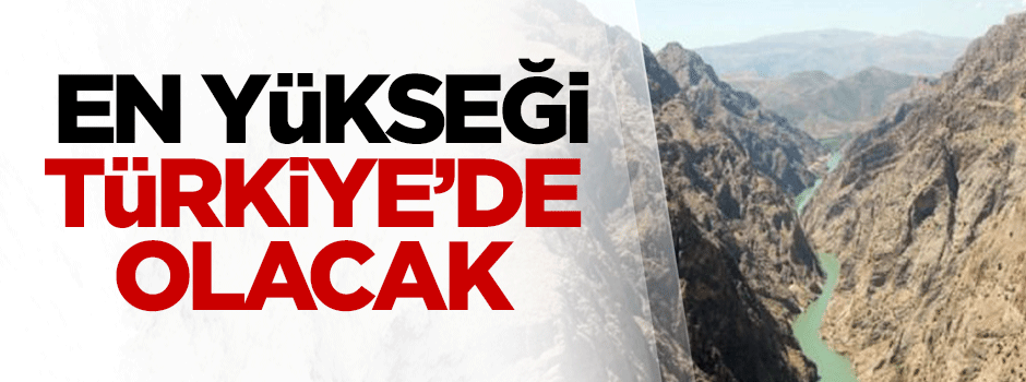 Dünyanın en yüksek asma köprüsü Türkiye'de olacak