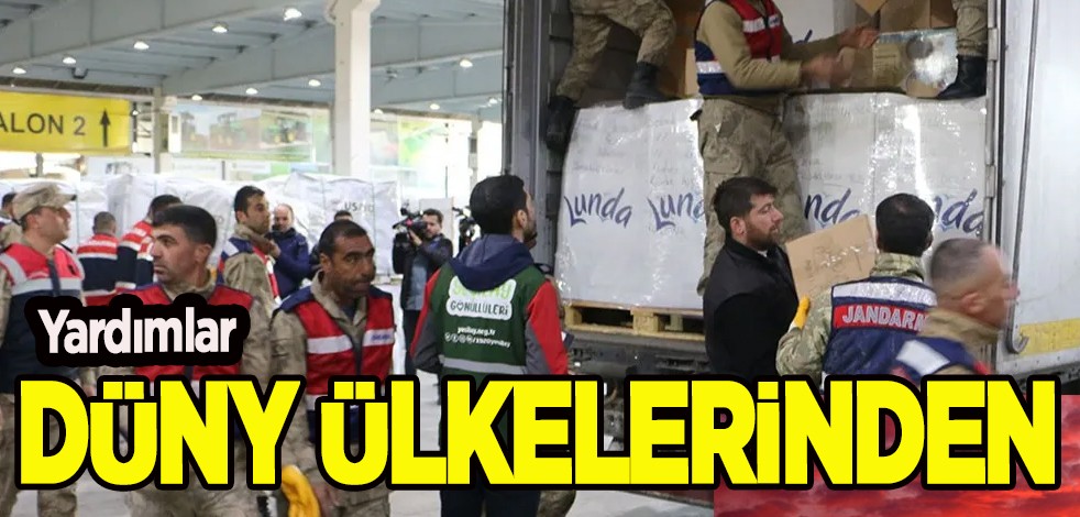 Dünyanın farklı ülkelerden yardımlar Diyarbakır'a ulaştı! Ekibindeki kişiler çadır kent ve mekanlara yolluyor