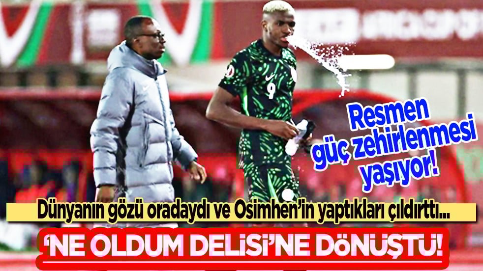 Dünyanın gözü oradaydı ve Victor Osimhen 'ne oldum delisi'ne dönüştü... Nijeryalılar deliye dönecek...
