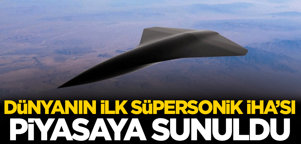 Dünyanın ilk süpersonik İHA'sı piyasaya sunuldu