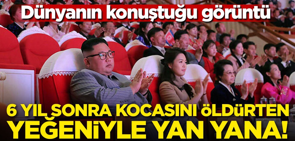 Dünyanın konuştuğu görüntü! 6 yıl sonra kocasını öldürten yeğeniyle yan yana