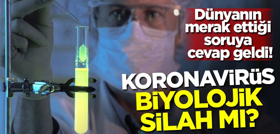 Dünyanın merak ettiği soruya cevap geldi! Koronavirüs biyolojik silah mı?